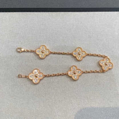 [BLUE TEARS]CLOVER 5 MOTIF PIETERSITE BRACELET COLLECTION