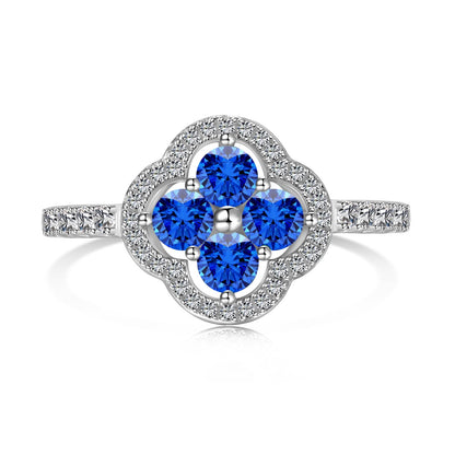 [Nova Jewelry]Four Leaf Clover Flower Design Ring
