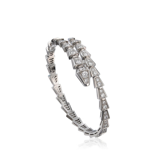 [BLUE TEARS]SERPENTI BRACELET 6MM SILVER DIAMOND
