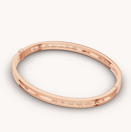 [BLUE TEARS]ZERO 1 SPIRAL LOGO PINK GOLD BRACELET