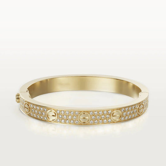 [BLUE TEARS]LOVE BRACELET 6.1MM DIAMOND-PAVED