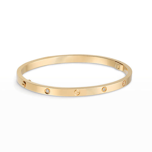 [BLUE TEARS]LOVE BRACELET 3.65MM 6 DIAMONDS