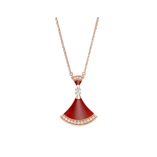 [BLUE TEARS]DREAM NECKLACE CARNELIAN DIAMOND