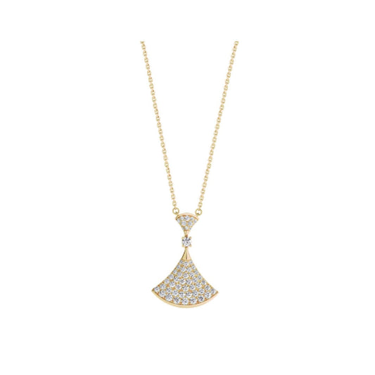 [BLUE TEARS]DREAM NECKLACE GOLD FULL DIAMOND