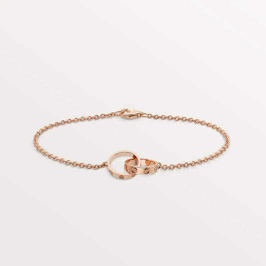 [BLUE TEARS]LOVE BRACELET DOUBLE RING